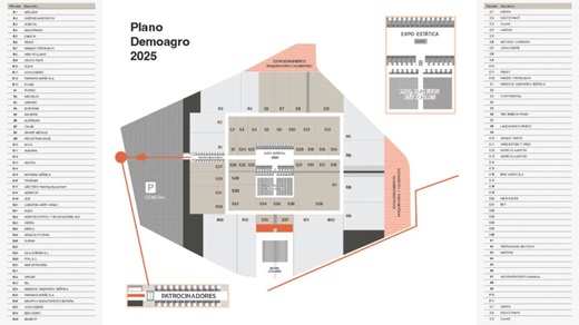 Plano Demoagro 2025 // Fuente: Asaja (PUEDE AMPLIARSE)