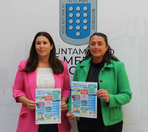 Nadia González, concejala de Festejos, y Patricia Carreño, concejala de Ferias de Medina del Campo. Y. Cobos