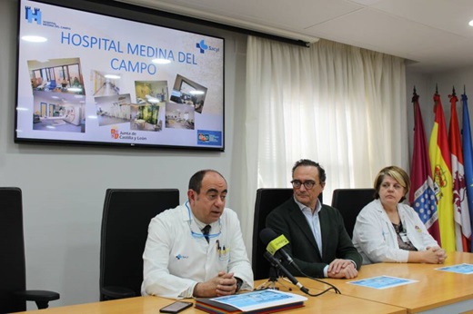 La Gerencia anuncia el rumbo positivo del Hospital de Medina del Campo.