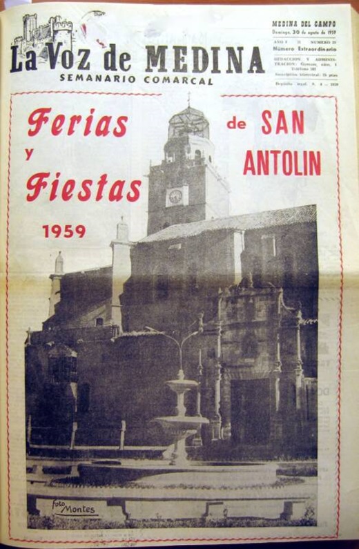 Una ‘Voz’ que cumple 65 años felicitando las Ferias y Fiestas de San Antolín. 