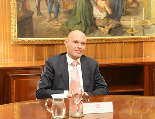 El embajador de los Países Bajos en España, Roel Nieuwenkamp.