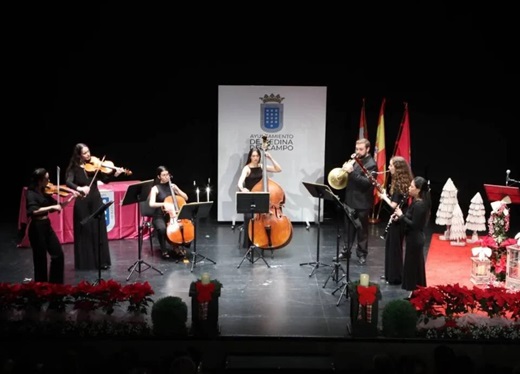 La Joven Orquesta Sinfónica de Castilla y León , encargada de llenar el recinto con su música // Fuente: Ayto. Medina