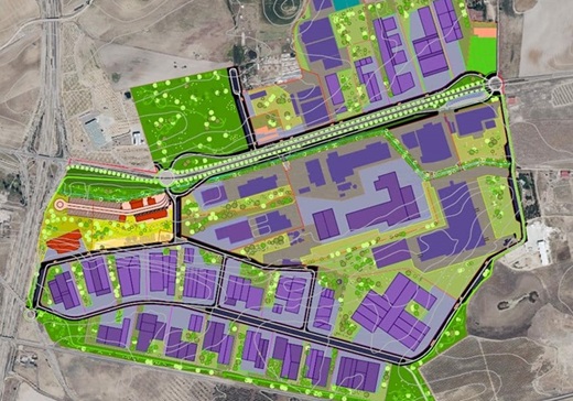 Plano de ampliación del polígono Escaparate de Medina del Campo. El Norte (PUEDE AMPLIARSE)