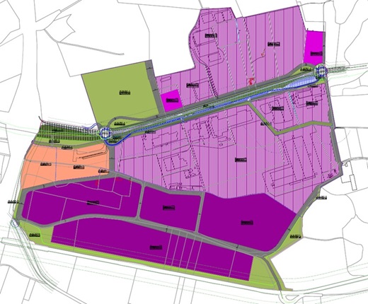 Plano de ordenación detallada - Ampliación del Polígono Industrial de Medina del Campo (PUEDE AMPLIARSE)