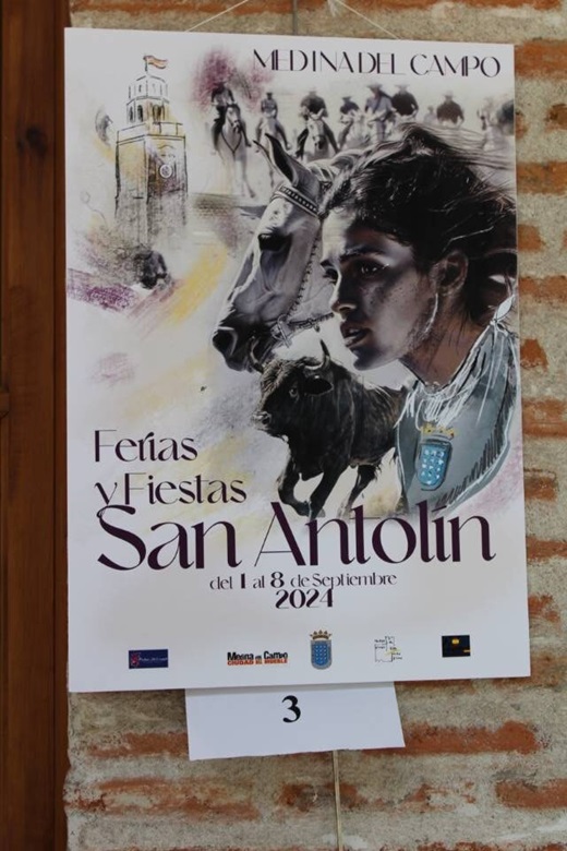 Felicidades a Antonio Santana de Miguel, ganador del concurso de carteles para anunciar las Ferias y Fiestas de San Antolín de Medina del Campo 2024. ( PUEDEN AMPLIARSE )