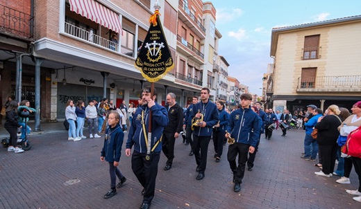 Durante el encuentro: han procesionado distintas cofradías por las calles de Medina del Campo. Foto: Encuentro Nacional de Cofrdías.