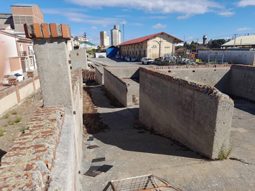 Imágenes del antiguo embarcadero en Medina del Campo que se pretende conservar