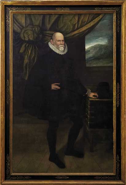 Retrato de Simón Ruiz Envito y Virue. Círculo de Juan Pantoja de la Cruz
Hacia 1595 Óleo sobre lienzo / 207 x 128 cm undación Simón Ruiz. Medina del Campo 