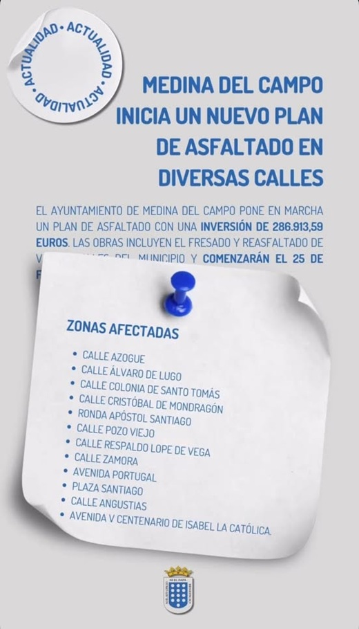 Plan de asfaltado