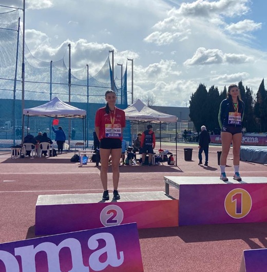 Andrea de Castro subcampeona de España y record de CYL de jabalina sub 16