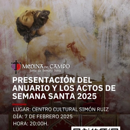 Cartel presentación anuario y los actos de Semana Santa 2025