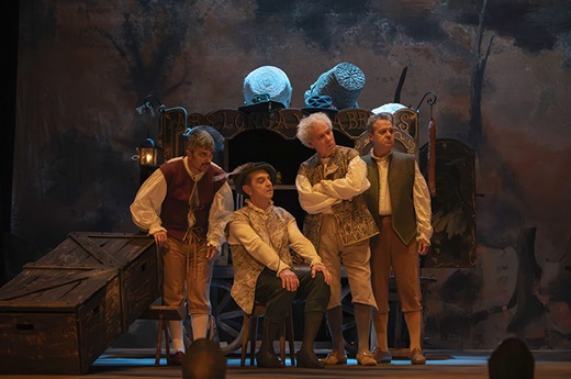 Polvo ser&aacute;n, mas polvo enamorado // Fuente: Morfeo Teatro