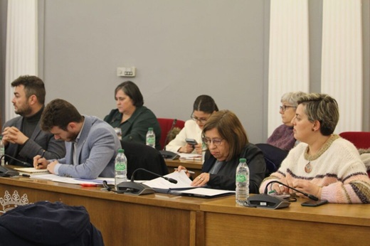 Bancada de la oposici&oacute;n. Integrantes del PSOE, Gana Medina y Vox // De la Fuente