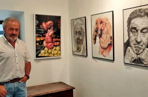 Carlos Cendón en nuestro rincón de artistas. 