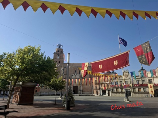 Plaza Mayor de la Hispanidad de Medina del Campo encargada de la organización de la "Feria Imperiales y Comuneros"