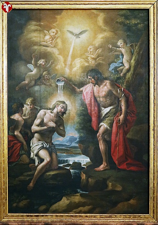 San Juan Bautiata bautizando a Jesús, Iglesia de Ntra. Sra. de la Asunción San Juan Bautiata bautizando a Jesús, Iglesia de Ntra. Sra. de la Asunción