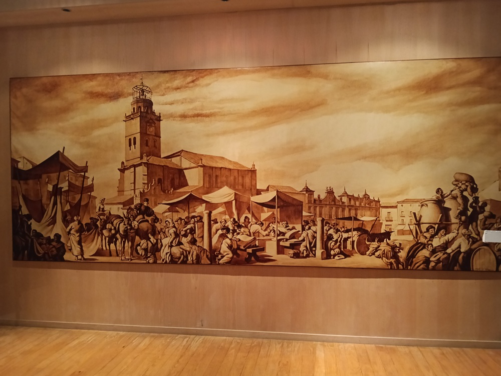 Presentación del cuadro “Feria en la Plaza Mayor de Medina del Campo”, de José Ma García “Castilviejo”, prestado por la Cámara de Comercio de Valladolid, y su dibujo preparatorio donado recientemente a nuestro museo. ( REGRESAMOS ) Presentación del cuadro “Feria en la Plaza Mayor de Medina del Campo”, de José Ma García “Castilviejo”, prestado por la Cámara de Comercio de Valladolid, y su dibujo preparatorio donado recientemente a nuestro museo. ( REGRESAMOS )