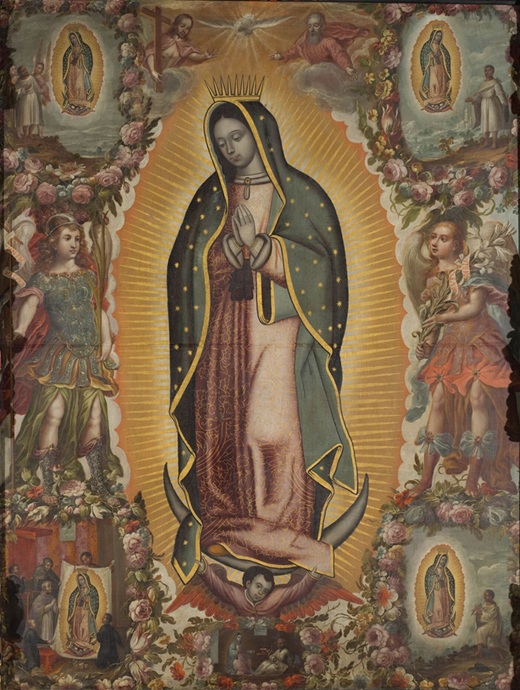 Virgen de Guadalupe Atribuido a Juan Correa, hacia 1700-16 Óleo sobre lienzo Parroquia de San Miguel Arcángel Villalón de Campos