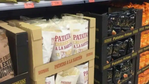 Marca patatas fritas de bolsa Hacendado. Cata de los Premios Sarmiento