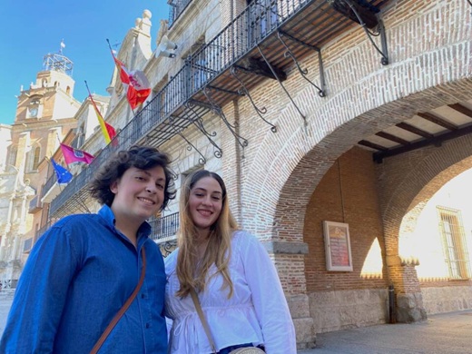 Sergio Vicente y Clara Martín // Foto: La Voz