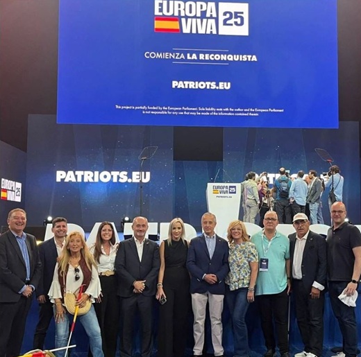 Atenea Santana en el evento "Patriots" // Fuente: RR.SS de Santana